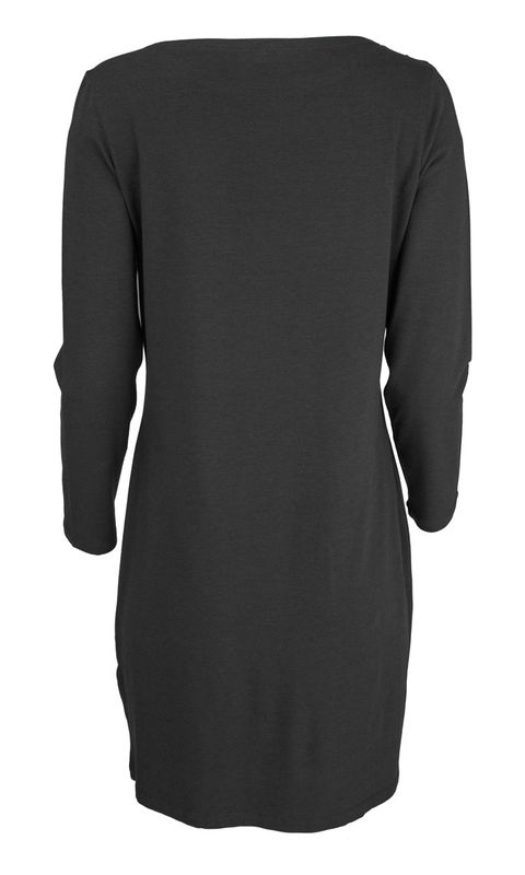 Boheme Kort Kjole i Bambus/Bomull Farge Black