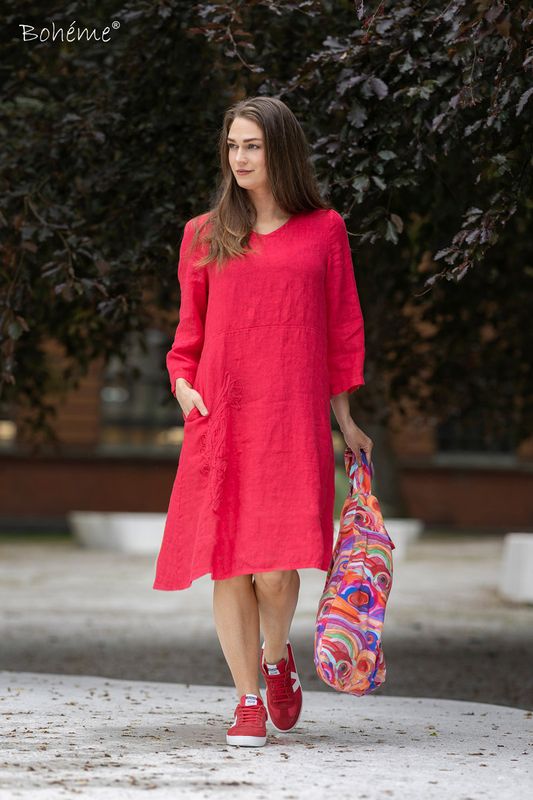 Boheme Linkjole i Rose/Red