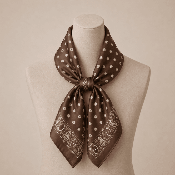 Hovedbilde Diz Lite Skjerf Viscose Brown