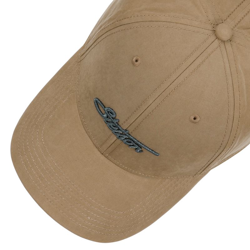 Stetson Waxed Cotton WR Baseball Cap i Sand