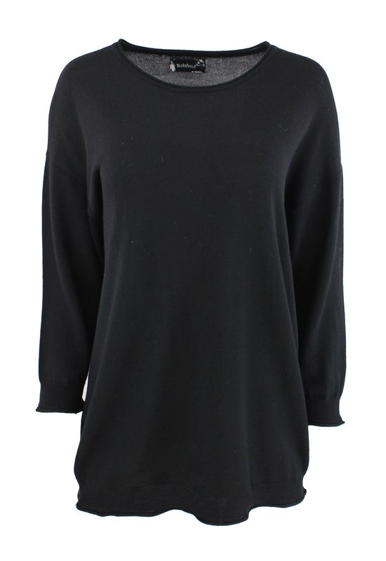 Boheme Genser Ledig M/Rund Hals i Black