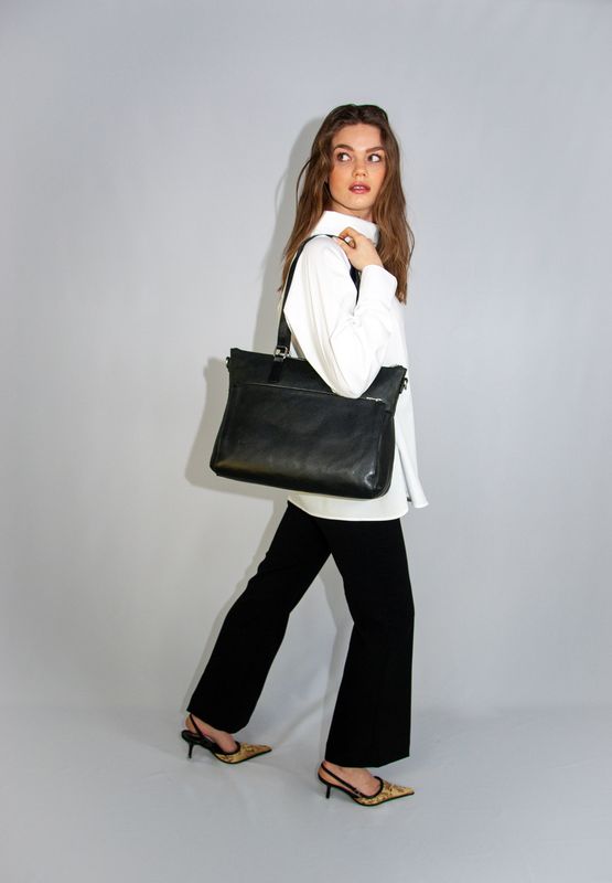 Adax Malia Workingbag i Dark Brown 14