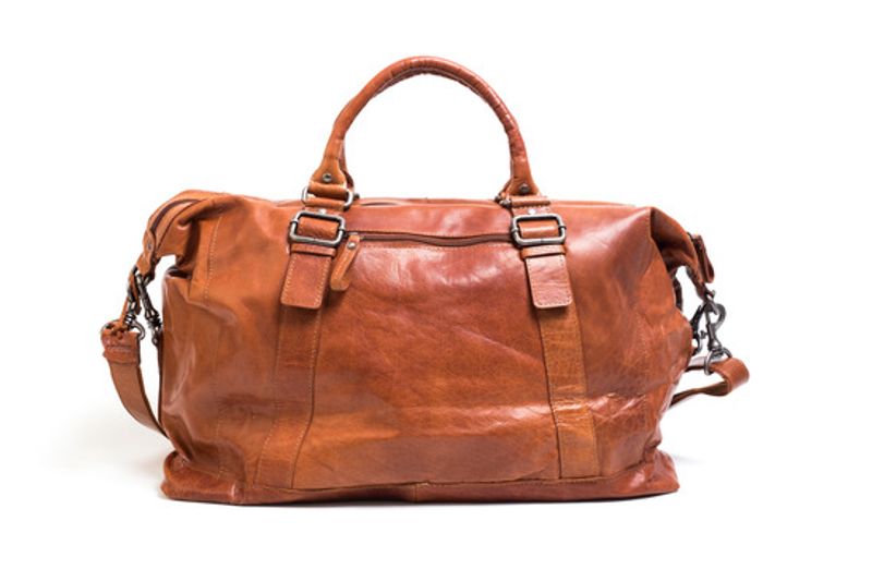 Spikes & Sparrow weekendbag brandy