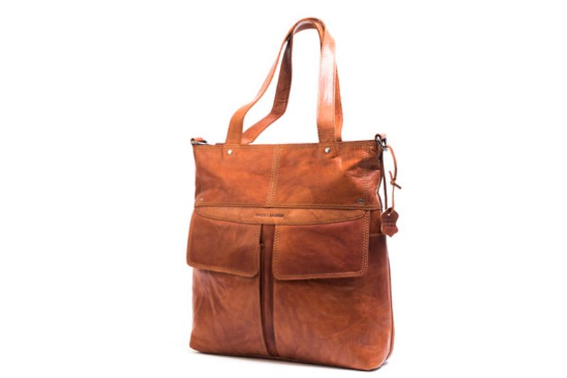Spikes Tote Bag brandy