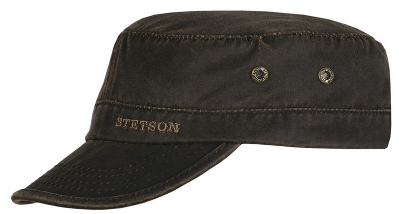 Stetson Army Cap Sort og Brun