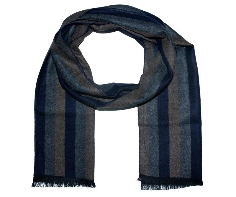 Intex skjerf stripet i beige