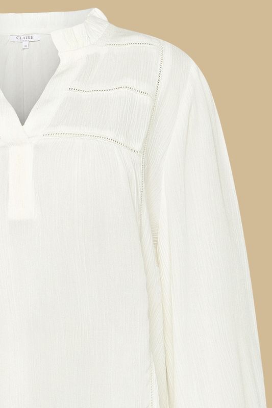 Claire Rine Skjorte  Offwhite