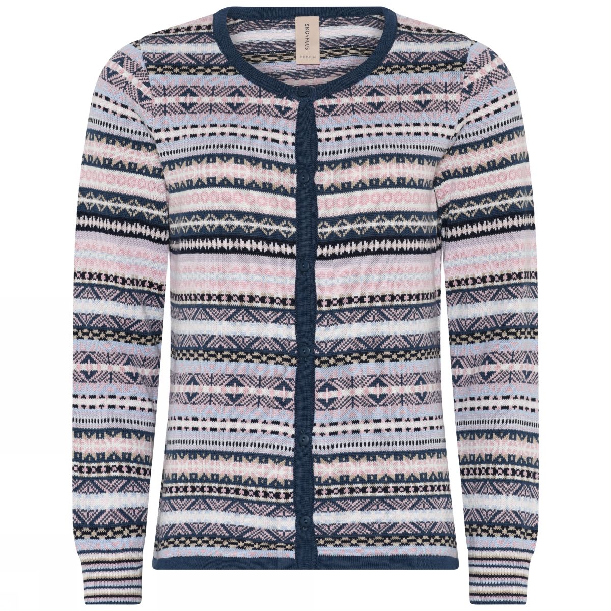 Skovhuus Strikket Cardigan Jeans Blue