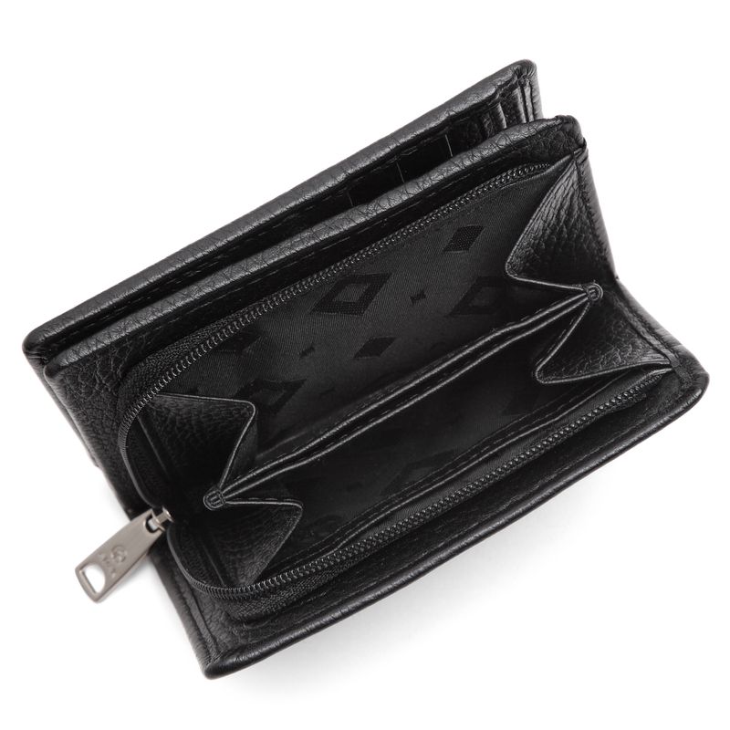 ADAX Ninni Skinnlommebok Black