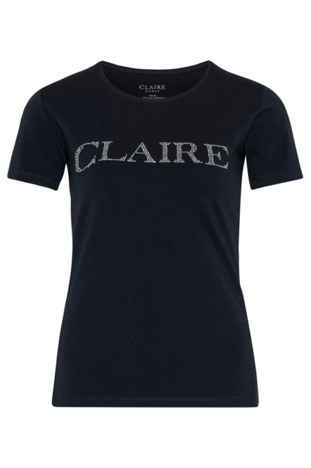 Hovedbilde Claire Alanis T-shirt m/logo Dark Navy