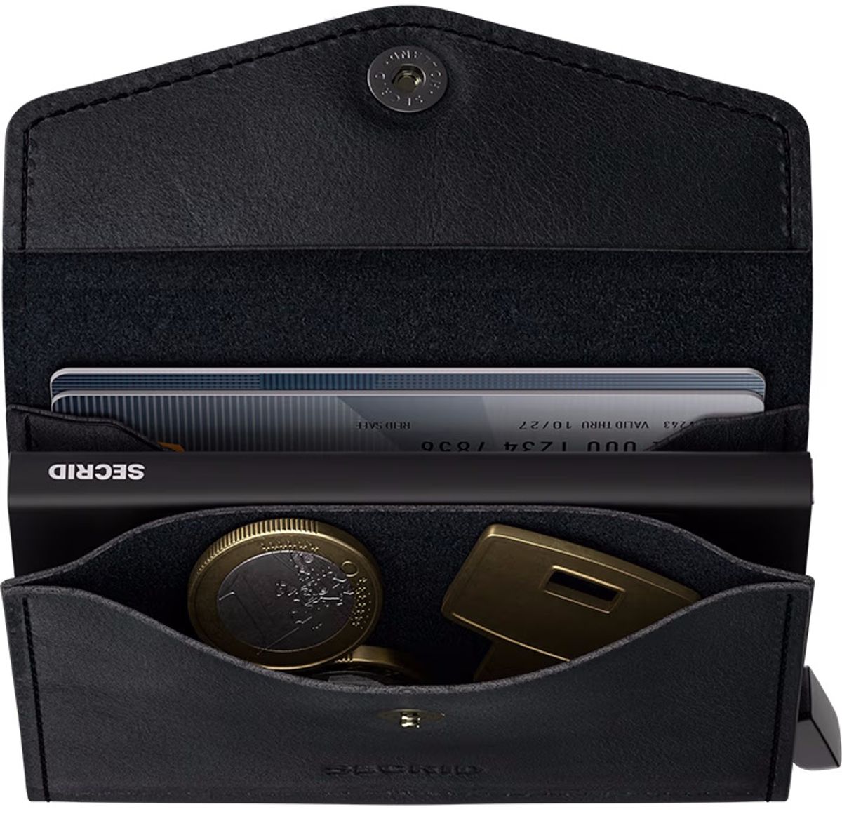 Secrid Envelope Lommebok/Kortholder Vintage Black