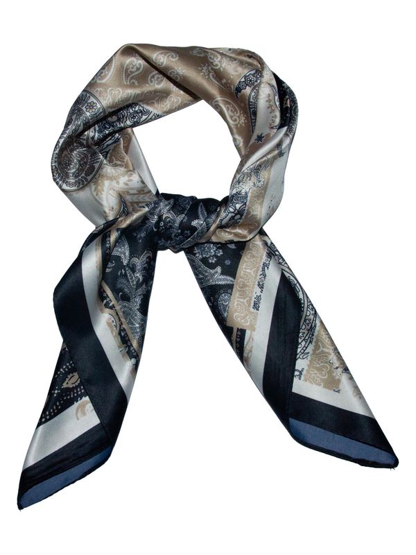 Intex Skjerf Paisley 70 X 70 Cm. i Black