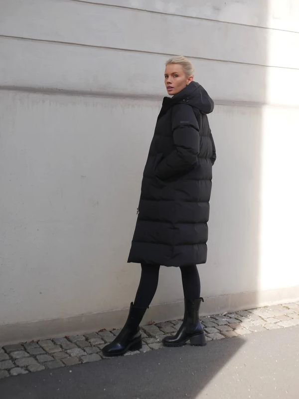 Clermonte Frostin Lang Dunjakke i Black