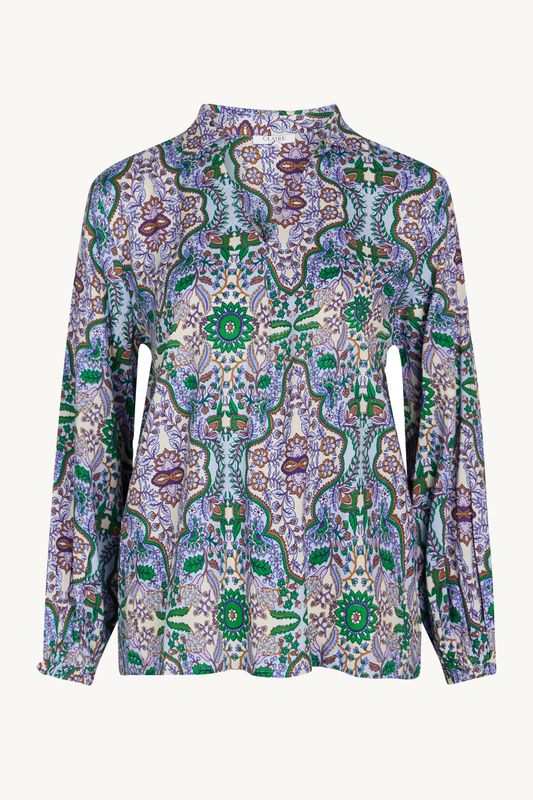 Claire Rosemarie Bluse i Wild Green