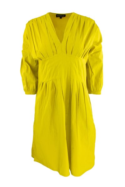 Hovedbilde Boheme Kort Bomullskjole i Limegreen