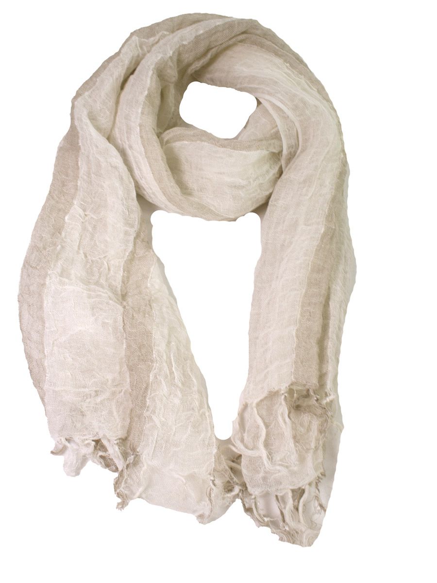 Boheme Linskjerf 70 X 180 Cm i Sand  Strip