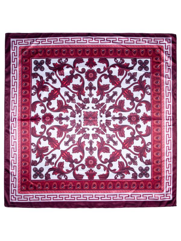 Intex Skjerf Paisley 70 X 70 Cm. i Wine Red