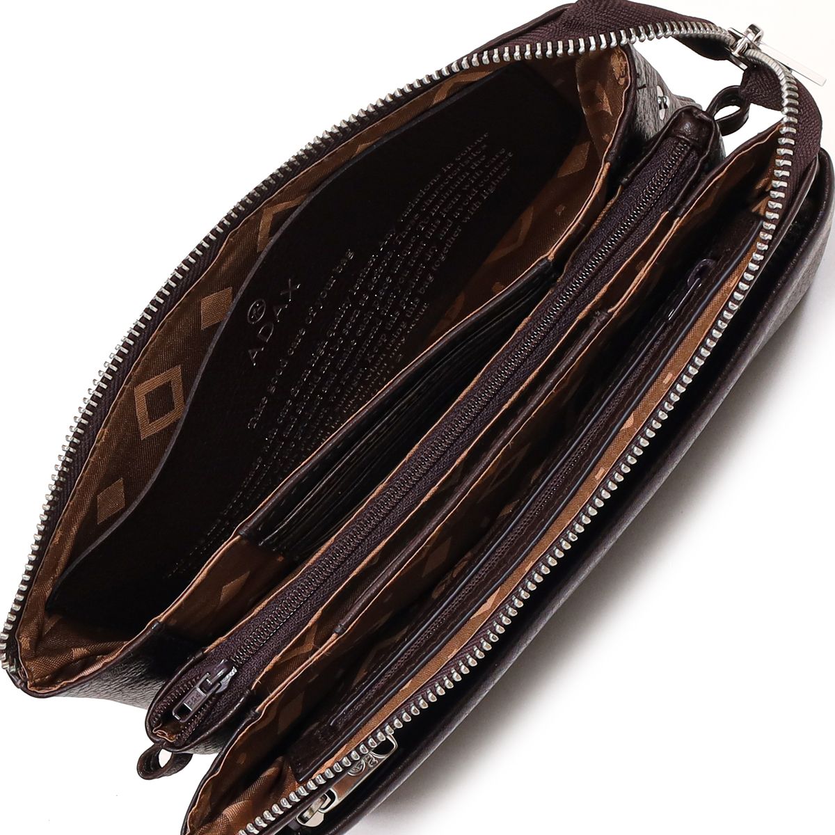 Adax Silja Combi Clutch Chocolate