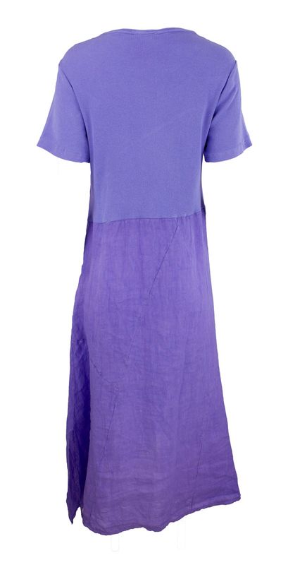Boheme Lang Linkjole M/Bomullsribb i Ryggen Violet