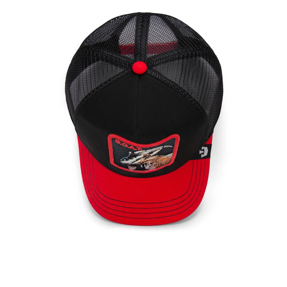 Goorin Bros  The Goat Steer Trucker Cap Black/Red