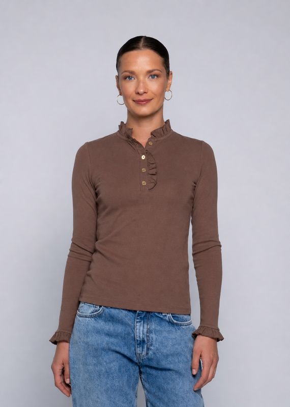 Close To My Heart Flory T-Shirt i Cocoa