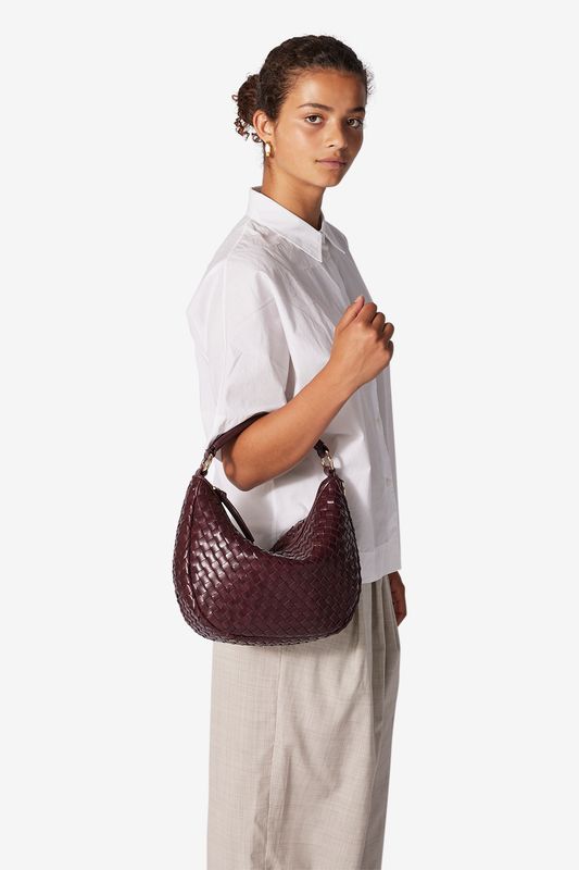 Adax Marlin Shoulderbag Cormorano Barolo