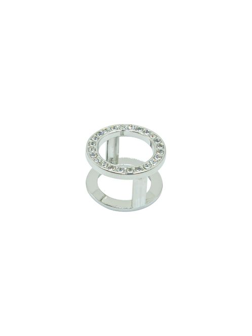 Hovedbilde Intex Skjerfring Rund M/Strass Silver