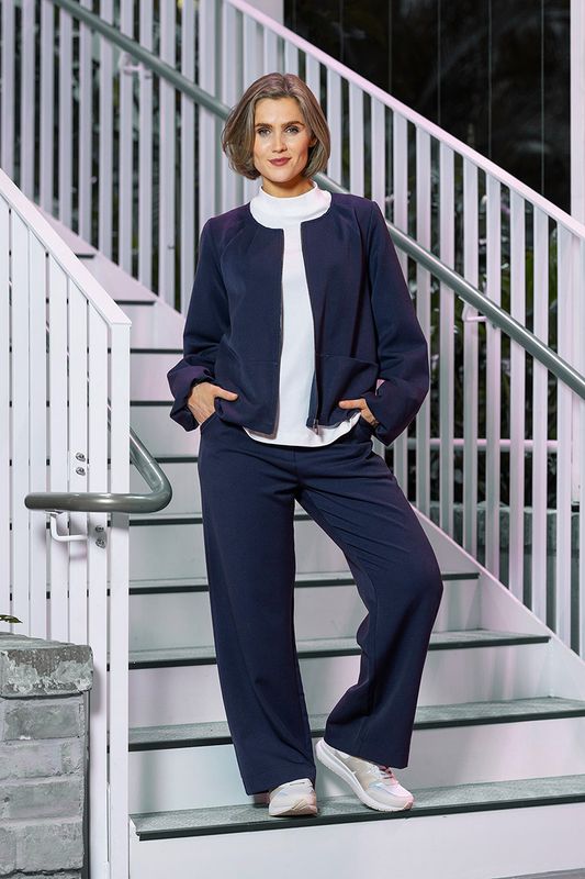 Boheme Bukse Basic i Blue
