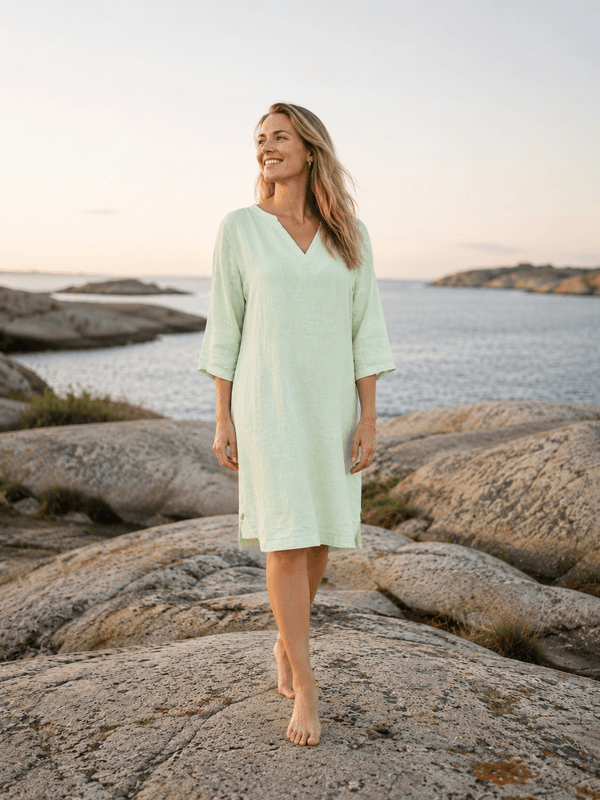 Makeløs Solsiden Linkjole Mint