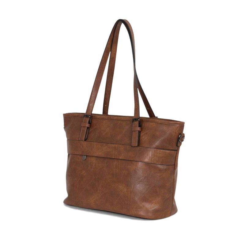 Giulia Pieralli Classic  Totebag i Cognac