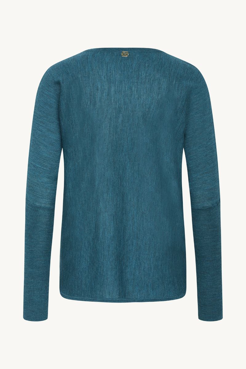 Claire Pippa Jumper i Merinoull Peacock Melange