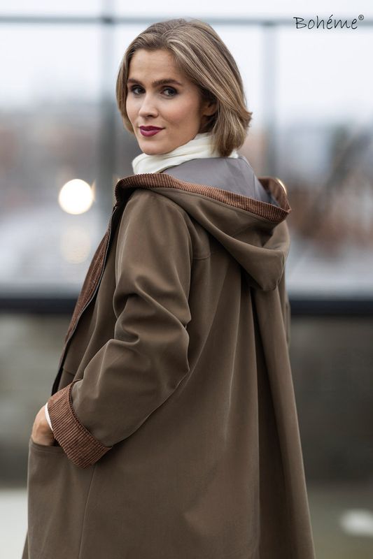 Boheme Sara Kåpe i Brown