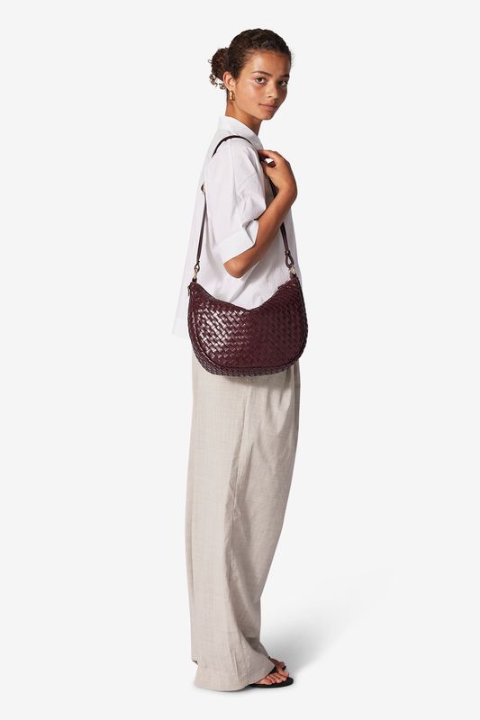 Adax Marlin Shoulderbag Cormorano Barolo
