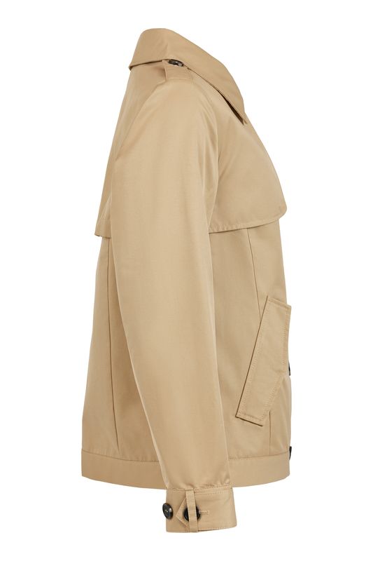 Normann Coat Kort Trenchcoat Camel