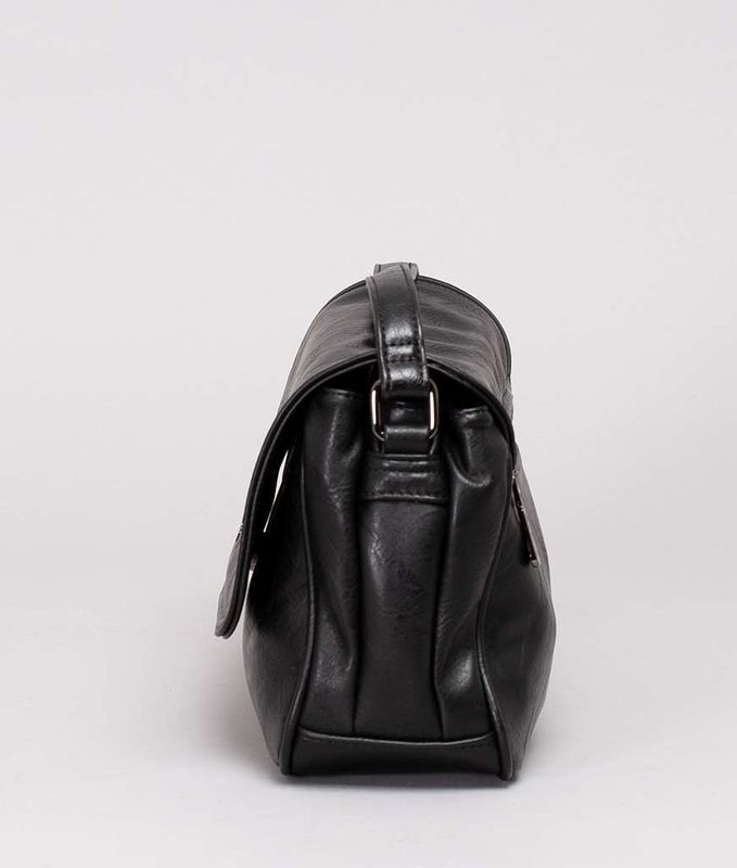 Giulia Pieralli Classic Flap Shoulderbag Black