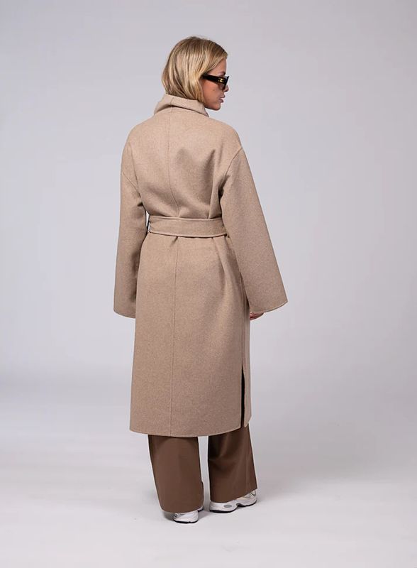 Clermonte Ana Wool Coat Sand