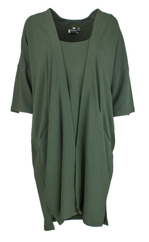 Boheme Jakke Stretchy Bambus/Bomull i Olive