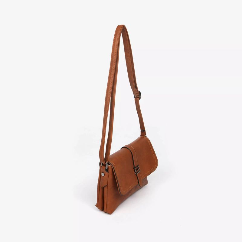 Puccini Donna Flapbag i Cognac