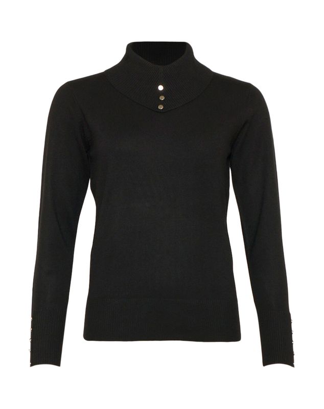 Micha Jumper/M Høy hals i Black