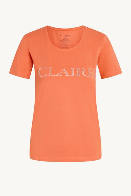 Hovedbilde Claire Alanis T-shirt m/logo Coral