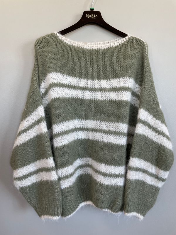 Marta Avellina Genser i Salvia Beige Onesize