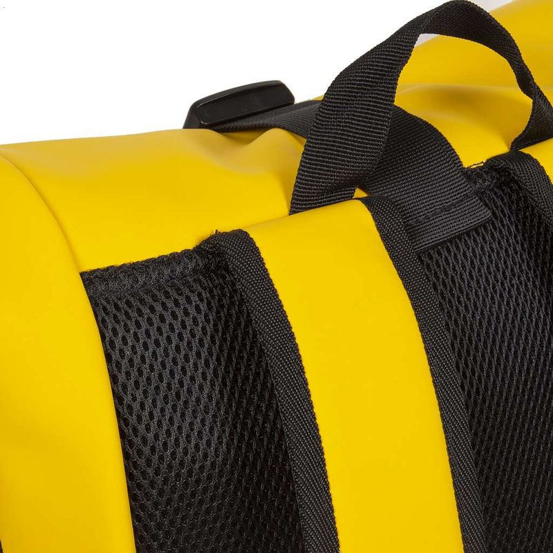 New Rebels Mart  New York Rolltop Backpack 21L Yellow