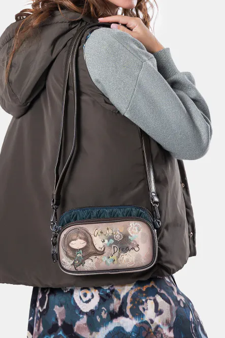 Hovedbilde Anekke Crossoverbag Small Dark Beige/Multi