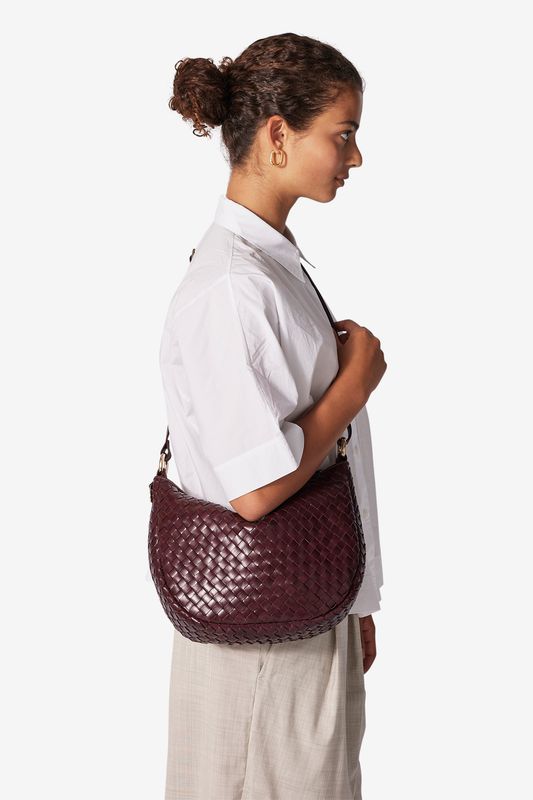 Adax Marlin Shoulderbag Cormorano Barolo