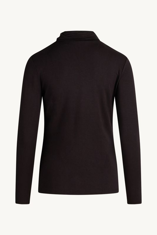 Claire Amaris Genser M/Høy Hals Black