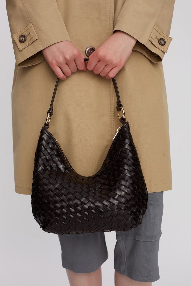 Adax Mona Salerno Shoulderbag i Dark Brown