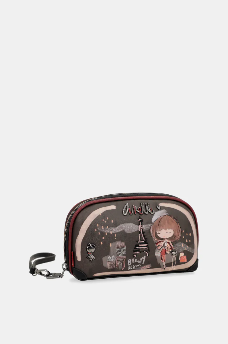 Anekke Clutch Dark i Brown/Multi