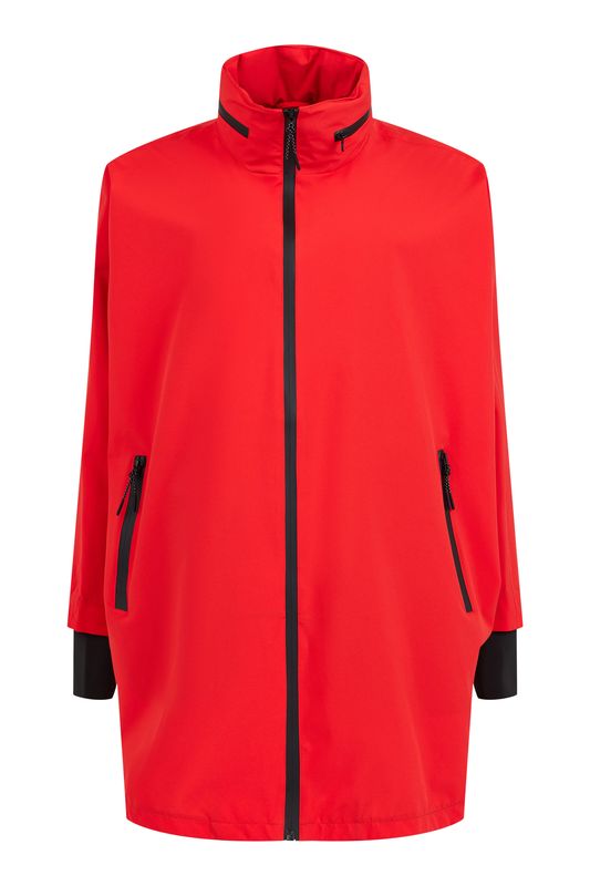 Normann Coat Cape2 i Red