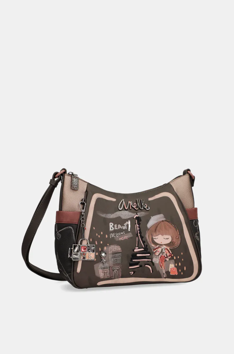 Anekke Crossoverbag Dark Brown/Multi