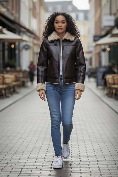 Hovedbilde Clermonte Miley Shearling Jacket Black